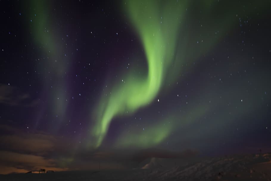 Aurora Borealis, nature, outdoors, night, norway, fv304 5, karlsøy HD wallpaper