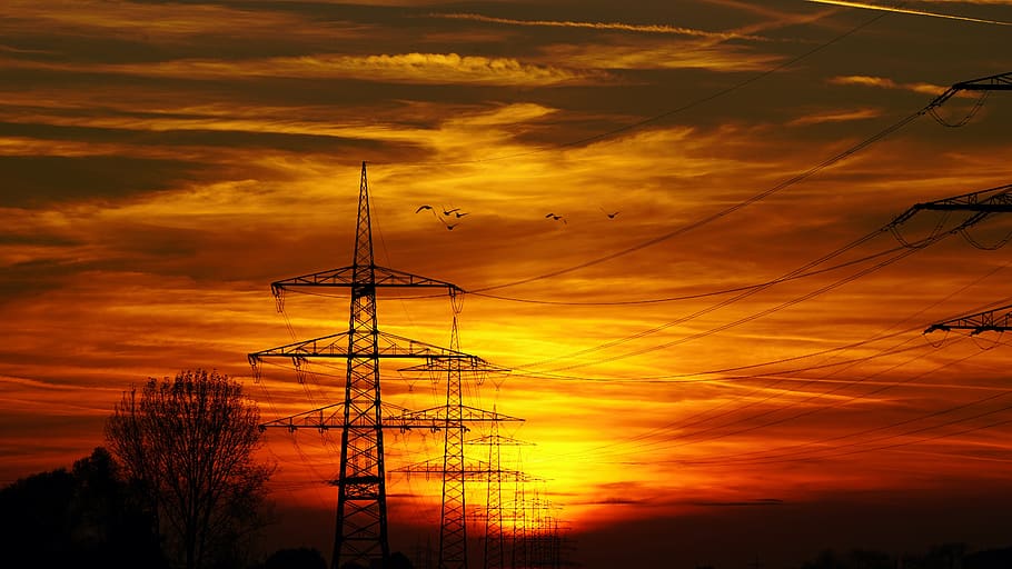 sunset, nature, landscape, evening, sky, dusk, clouds, scenic HD wallpaper