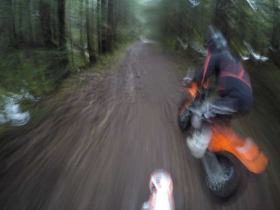 squamish, canada, bc, ktm, dirtbiking, pacific northwest, riding HD wallpaper