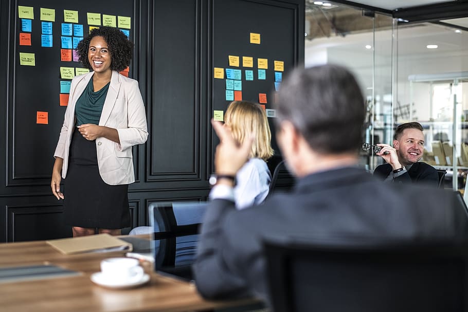 analyzing, audience, board, brainstorming, briefing, business HD wallpaper