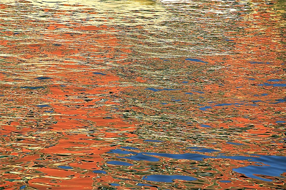 italy, venice, full frame, backgrounds, multi colored, water HD wallpaper