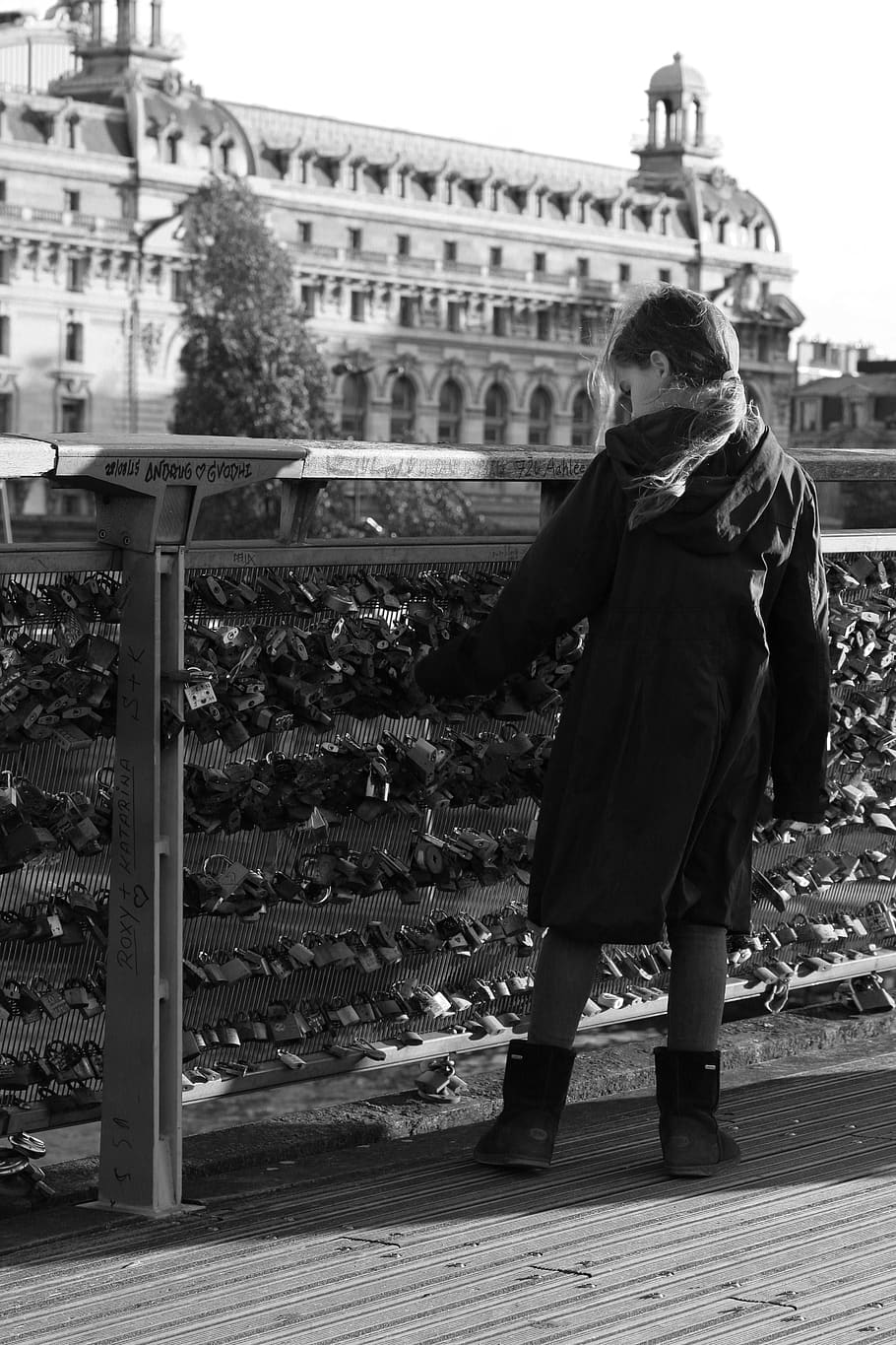 france, paris, full length, architecture, one person, built structure HD wallpaper
