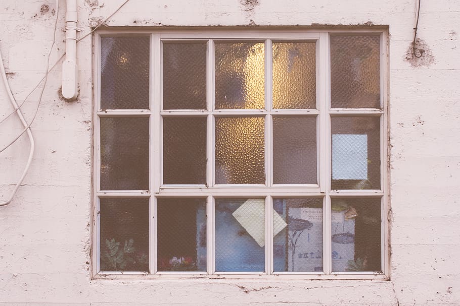 white framed clear glass window, architecture, built structure HD wallpaper