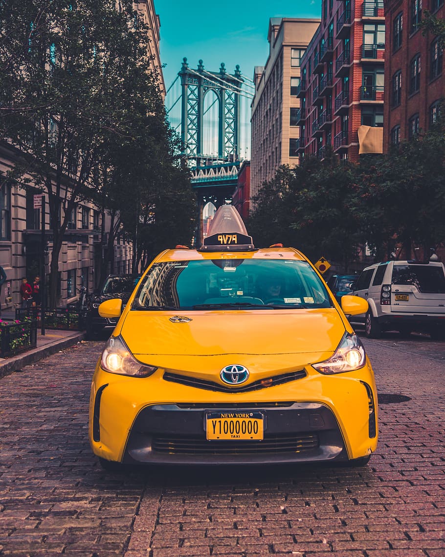 Photo Wallpaper Taxi Cab in New York | Tapeterie
