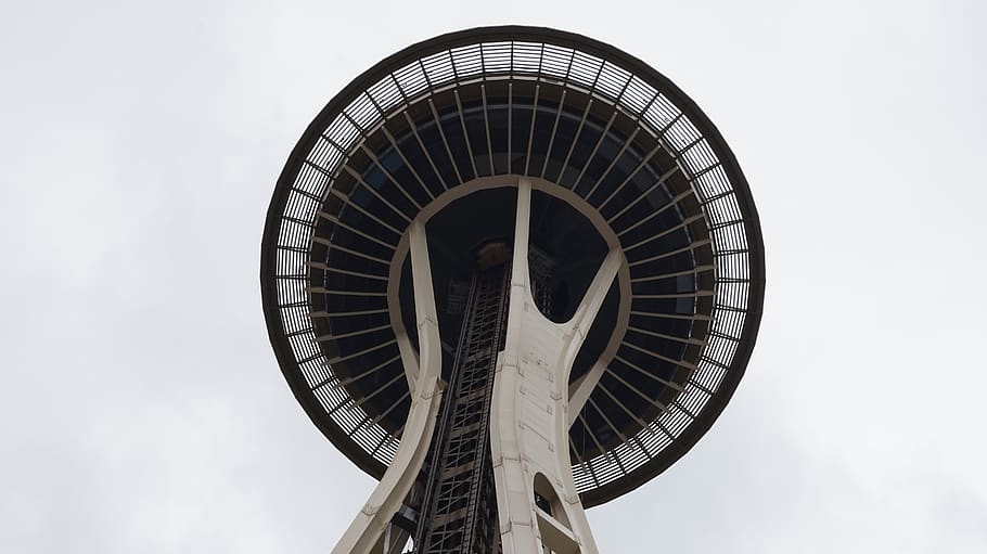 seattle, space needle, dome, architecture, landmark, buildings HD wallpaper