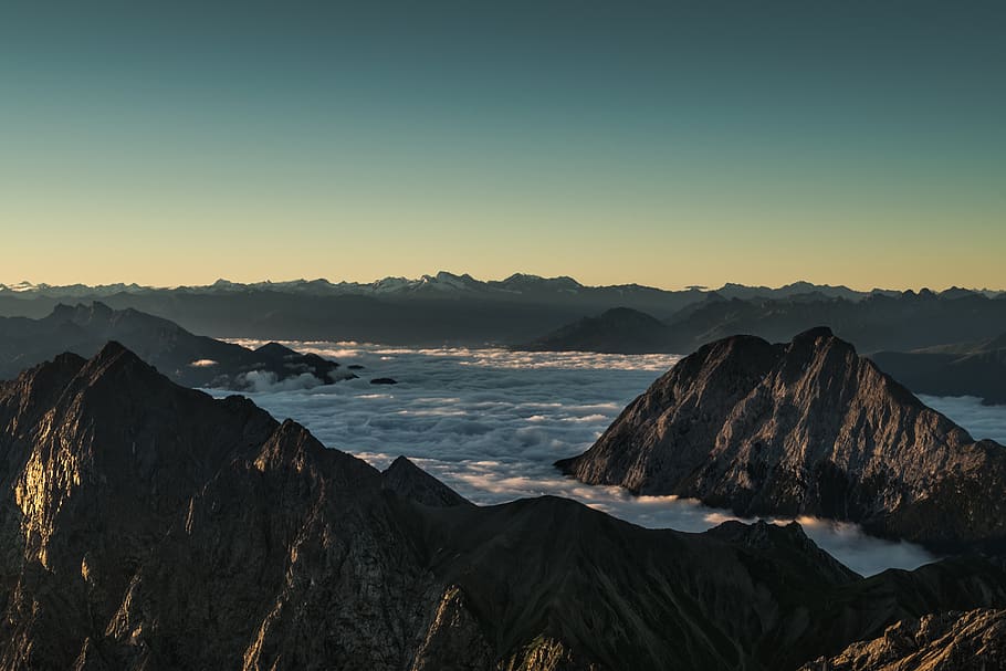 mountain, snow, ice, winter, cold, sky, nature, sunset, scenics - nature HD wallpaper