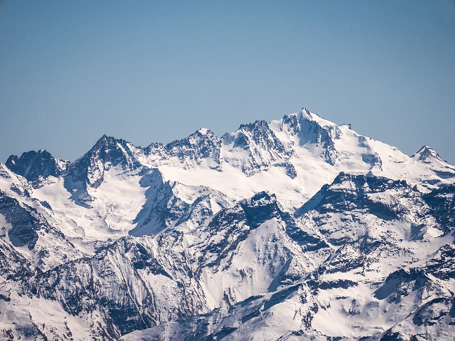 snowcapped mountains, nature, outdoors, mountain range, peak HD wallpaper