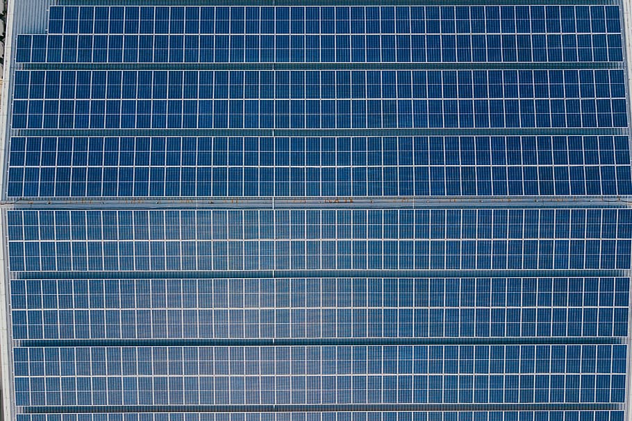 blue solar panel, full frame, backgrounds, pattern, architecture HD wallpaper