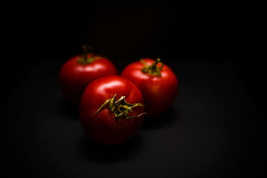Tomatoes, dark, ingredient, ingredients, vegetable, vegetables, HD wallpaper
