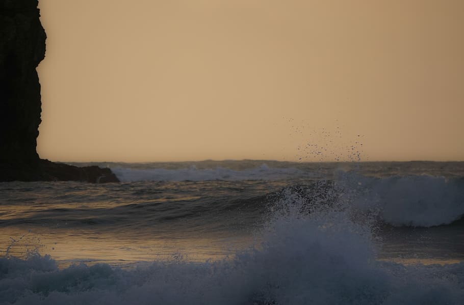 surf, waves, cornwall, ocean, beach, water, beauty in nature HD wallpaper