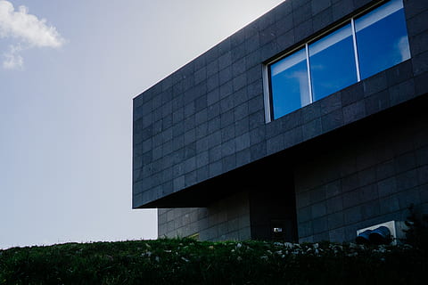 building, office building, architecture, concrete, window, landscape HD wallpaper