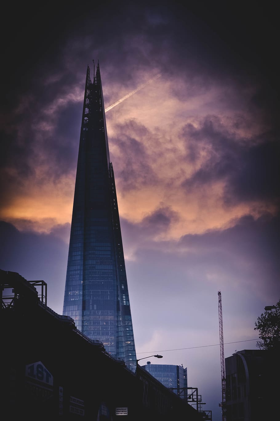 The Shard under cloudy sky, architecture, built structure, building exterior HD wallpaper