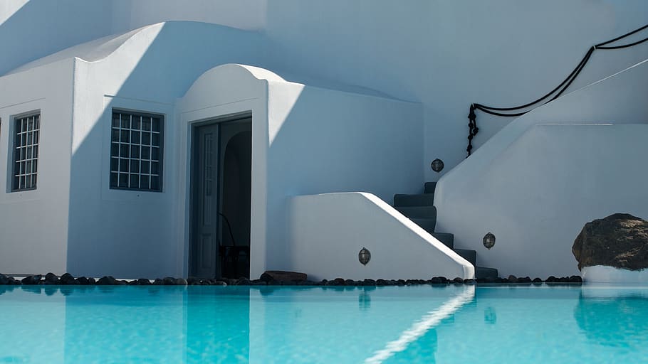water, swimming pool, built structure, architecture, no people HD wallpaper