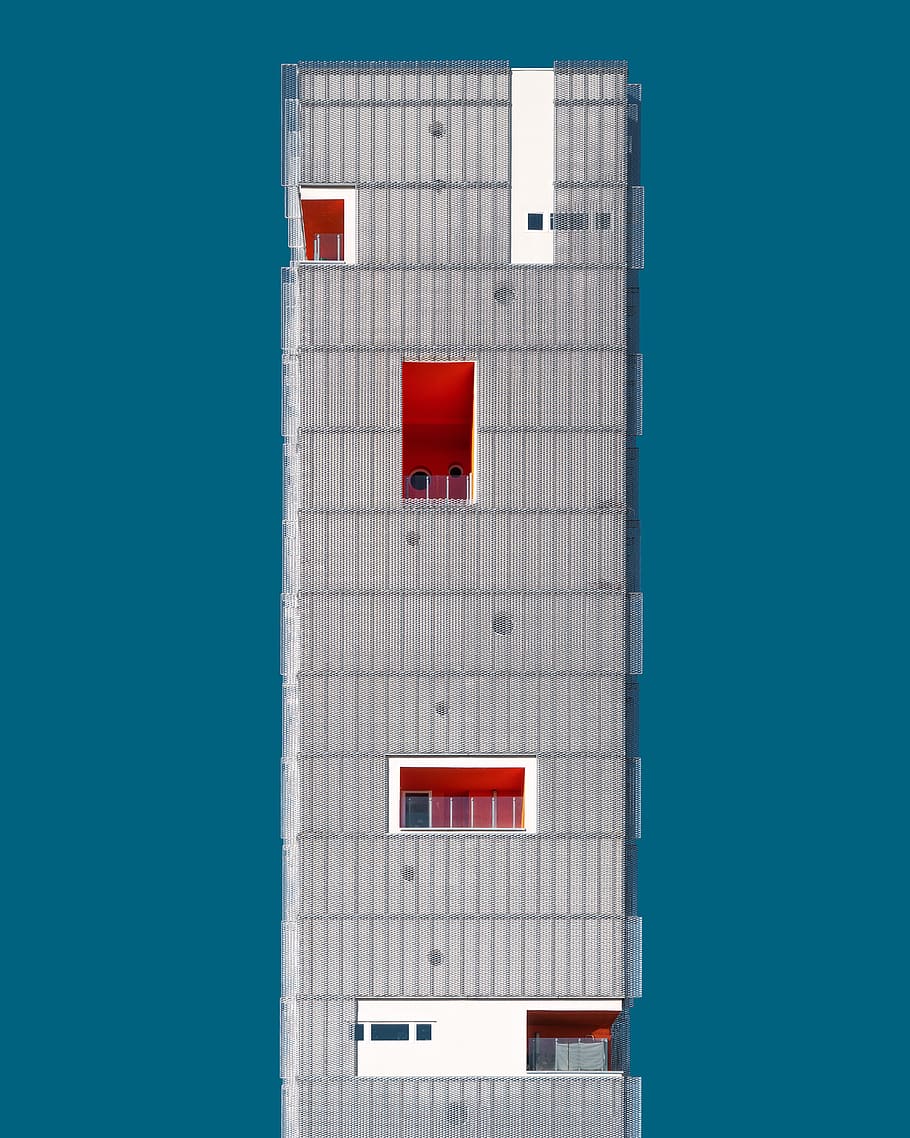 highrise building, urban, architecture, plot, diagram, mailbox HD wallpaper