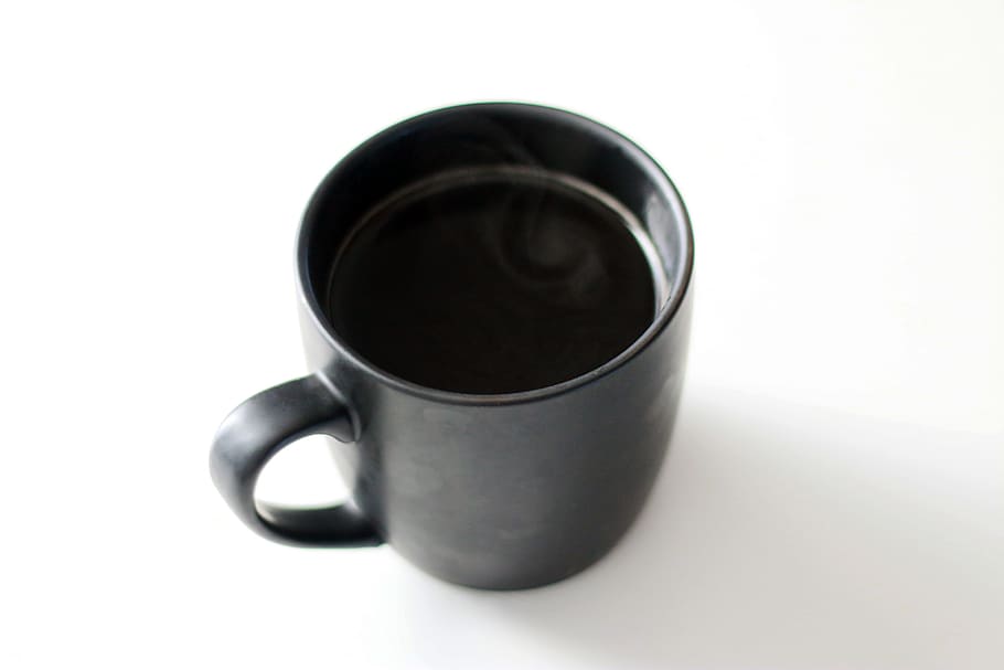 coffee, black, white, brew, java, cup, mug, drink, food and drink HD wallpaper