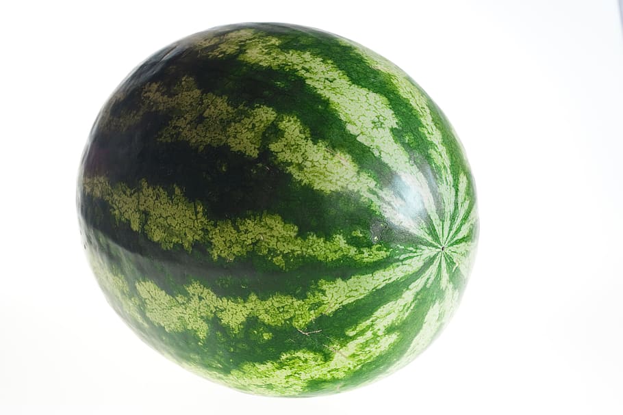 watermelon, isolated, dessert, white, dietfood, sweetfood, studio HD wallpaper