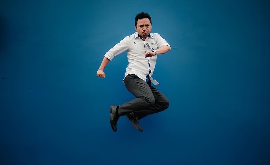 HD wallpaper: man jumping high, human, person, people, kicking, indonesia,  pt len industri (persero) | Wallpaper Flare