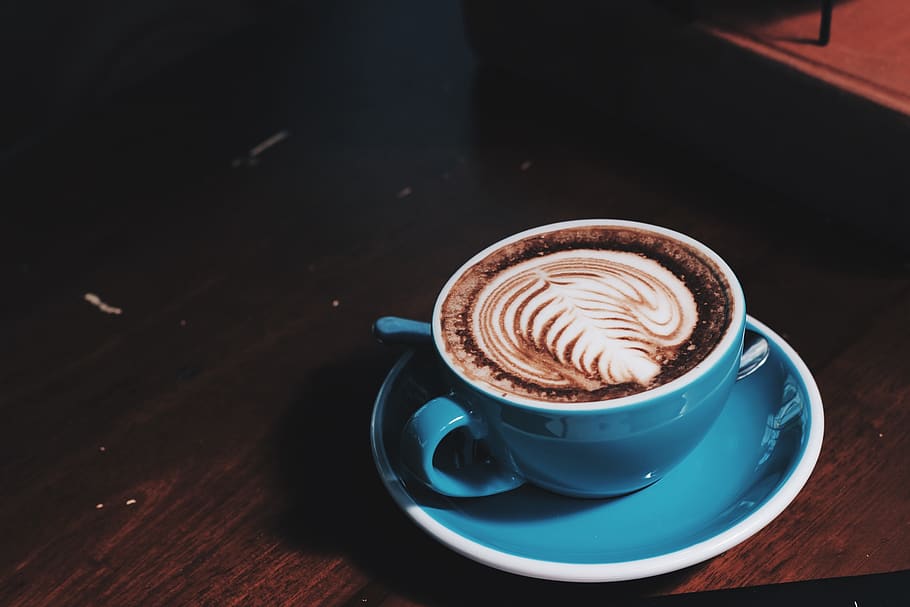 coffee, cup, hot, drink, art, milk, brown, cappuccino, cafe HD wallpaper