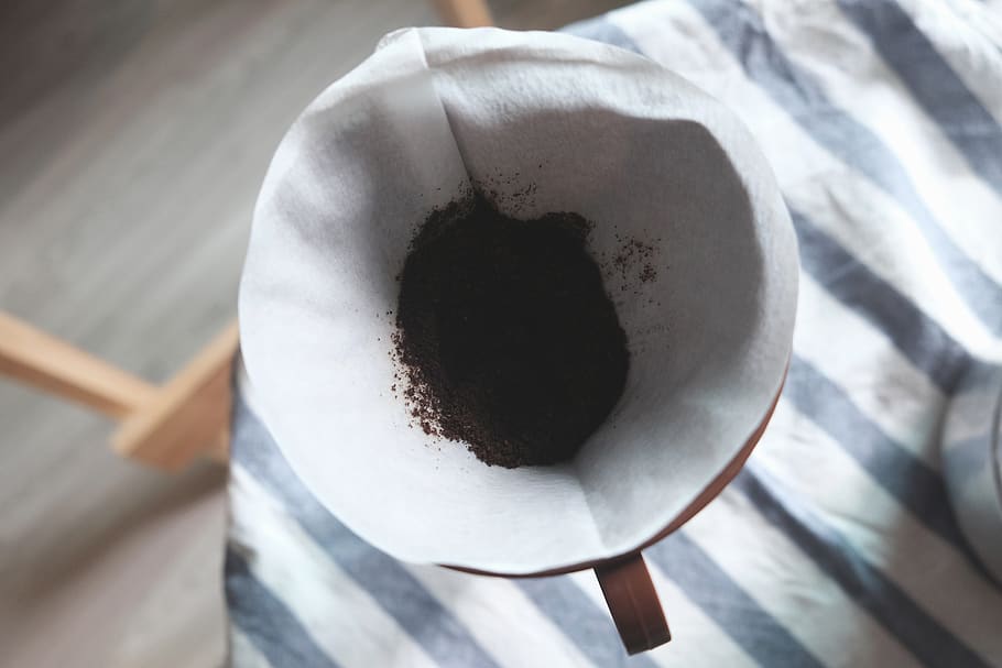 drip, drip coffee, coffee filter, brewing, brewing coffee, pour over, HD wallpaper