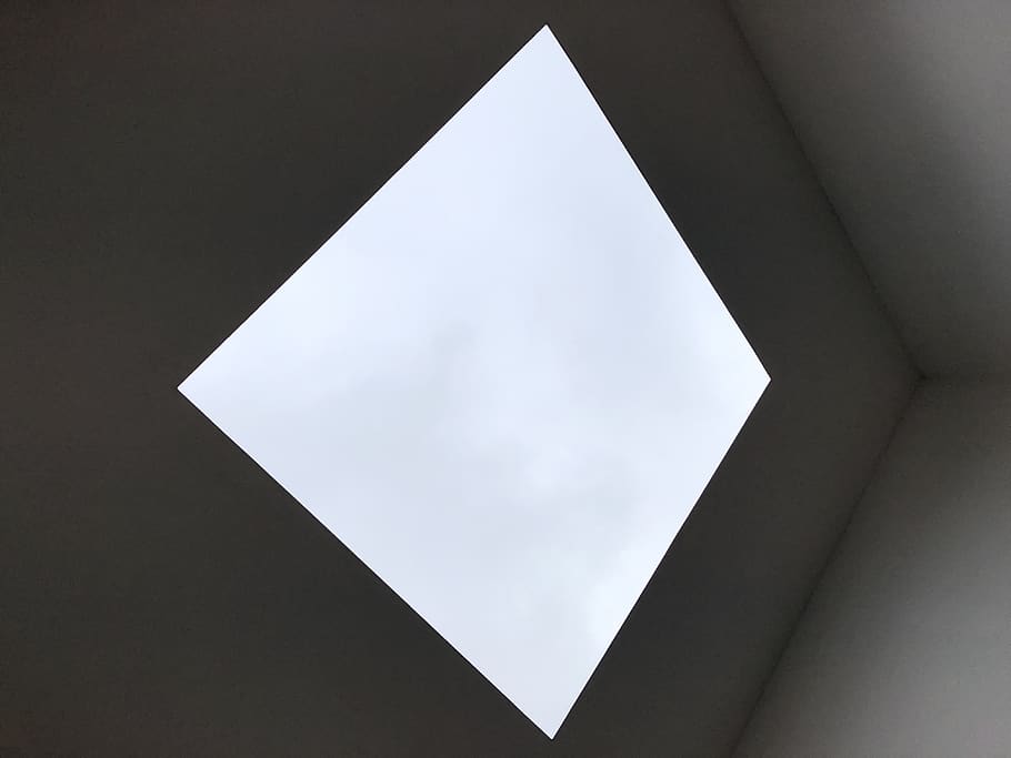 square white ceiling, architecture, building, window, skylight HD wallpaper