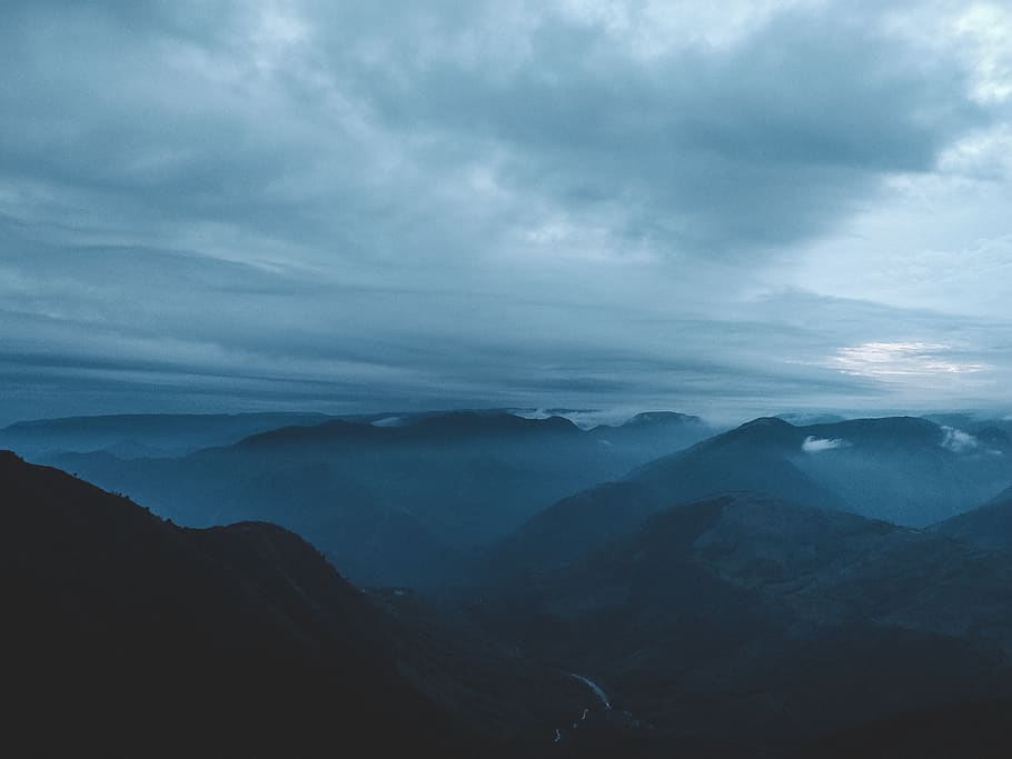 outdoors, nature, mountain range, peak, sky, scenery, hill HD wallpaper