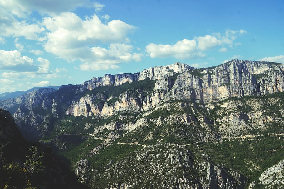 gorges du verdon, moutains, impressive, landscape, holiday, HD wallpaper