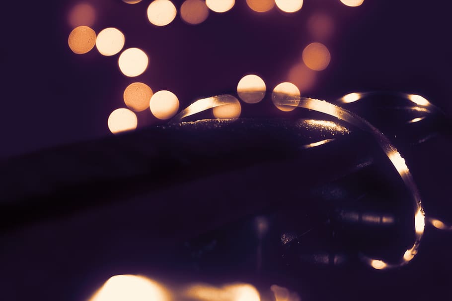 germany, paderborn, reflections, ice, snow, candlelight, blur HD wallpaper