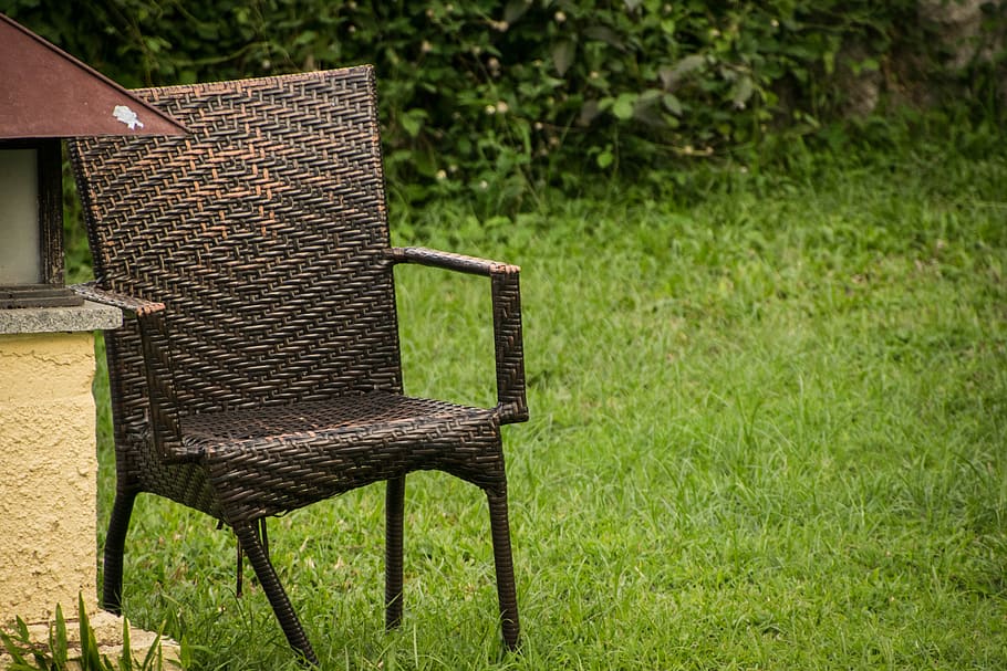 philippines, angeles, grass, plant, seat, green color, chair HD wallpaper