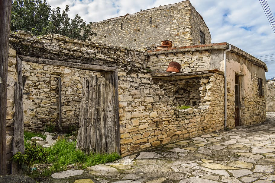 house, old, architecture, abandoned, stone, damaged, wreck HD wallpaper