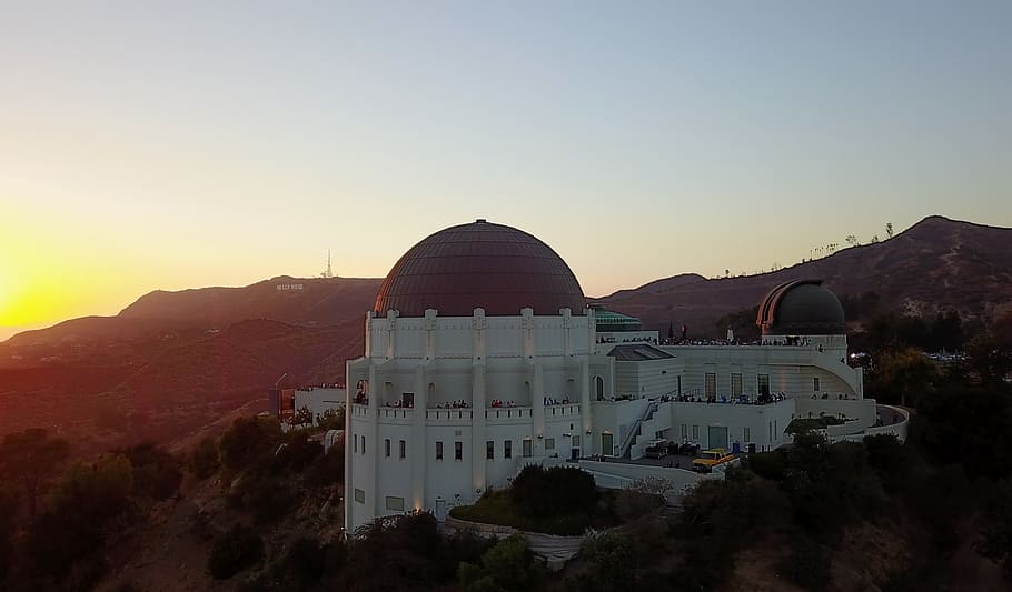 los angeles, united states, griffith observatory, griffith park, HD wallpaper