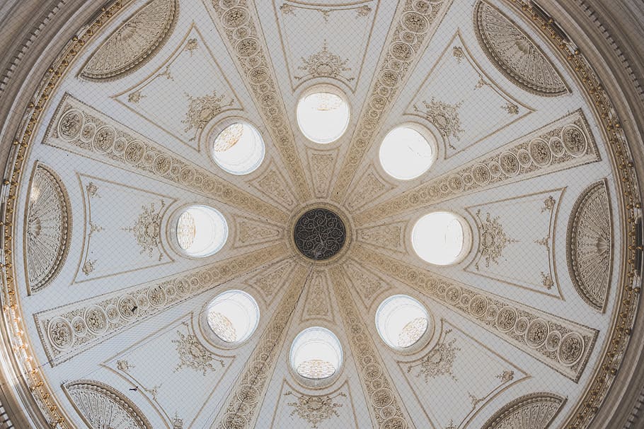 austria, vienna, wien, architecture, history, city, ceiling HD wallpaper