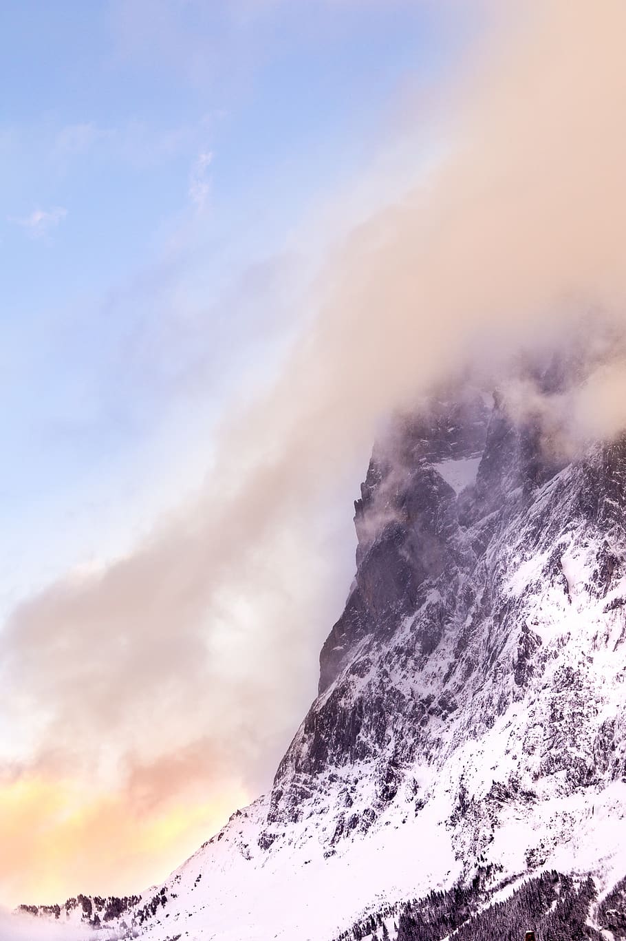 nature, snow, winter, beauty in nature, sky, mountain, scenics - nature HD wallpaper