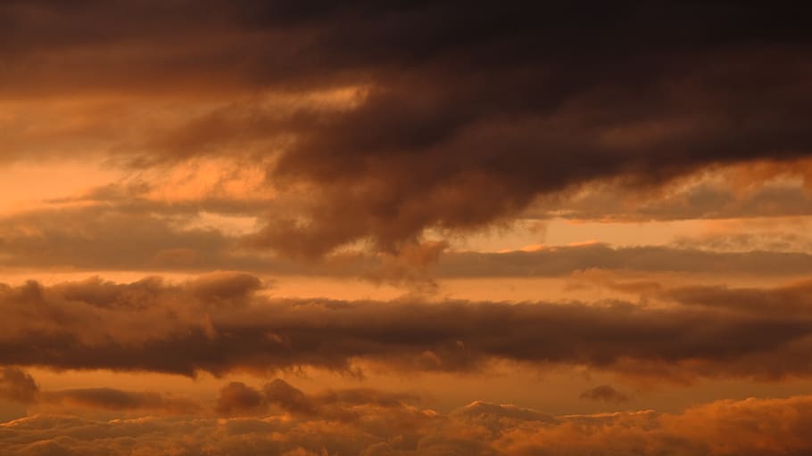 nature, outdoors, sky, cloud, weather, dawn, cumulus, sunset HD wallpaper