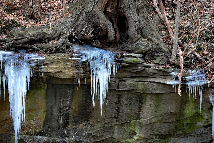 nature, outdoors, ice, winter, snow, 7928 main st, olmsted falls