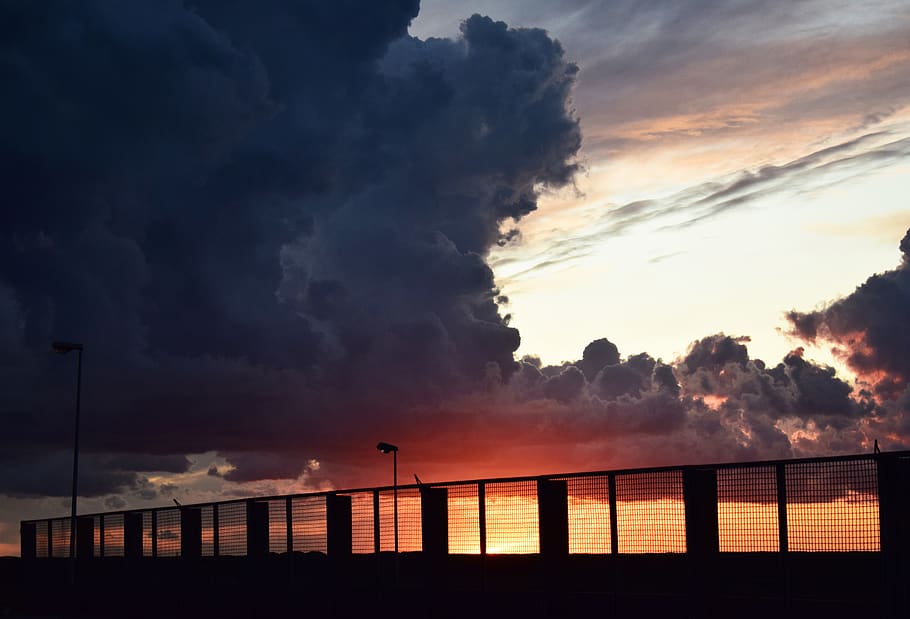 italy, cecina, clouds, sunset, darkness, cloudy, sky, cloud - sky HD wallpaper