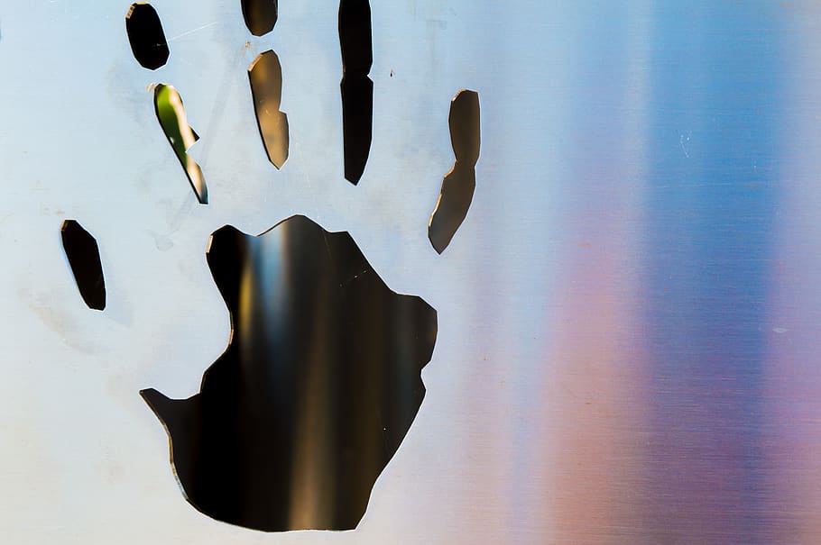 canada, burlington, hand, prints, metal, steel, imprint, cut HD wallpaper