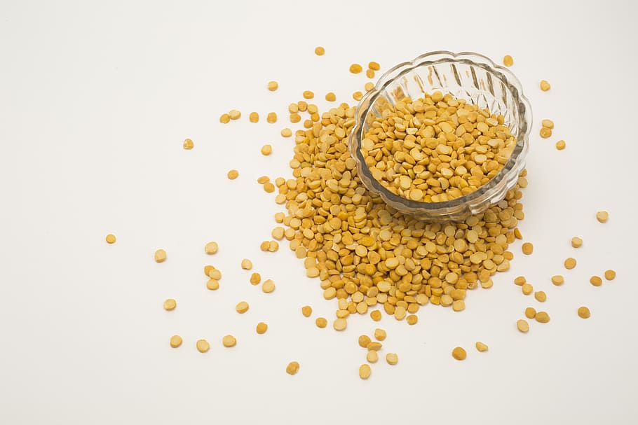 yellow, split, beans, pile, dry, eating, food, group, healthy HD wallpaper