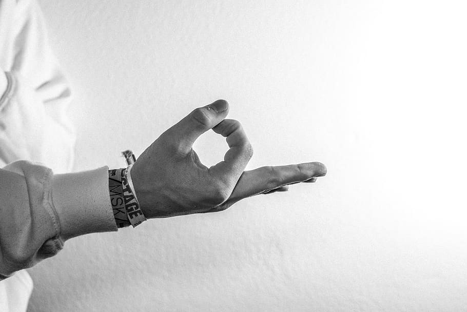 ok, hand, human, sign, signal, fingers, all right, studio, human hand HD wallpaper