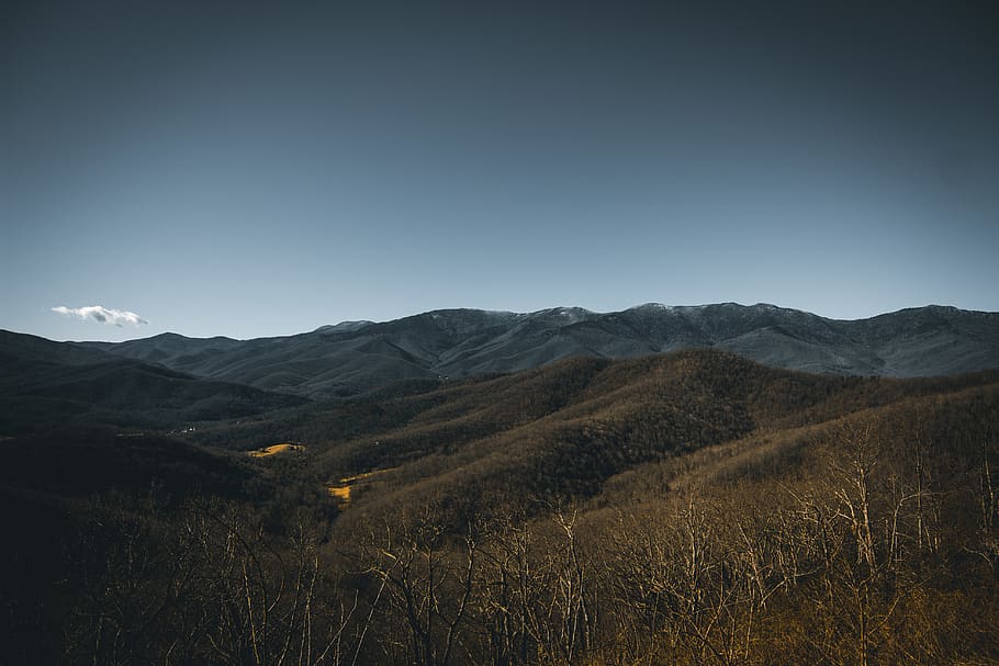 mountain ranges, nature, outdoors, hill, countryside, peak, plateau HD wallpaper