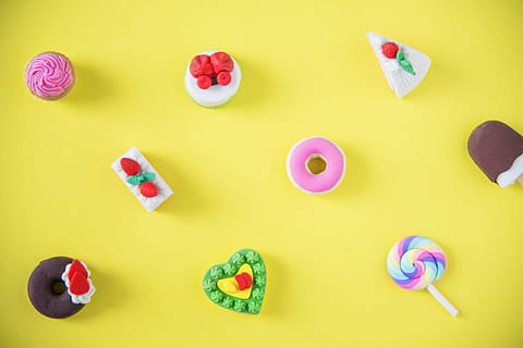 background, bakery, cake, candy, children, chocolate, close up HD wallpaper