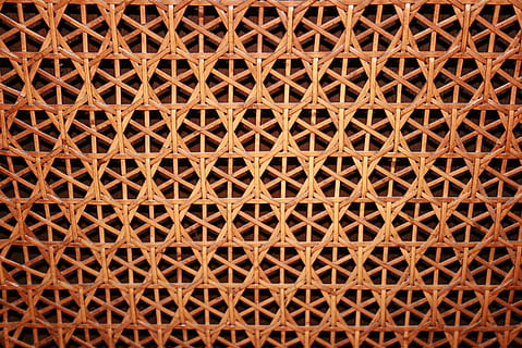 Brown Wicker Surface, art, background, decorative, design, furniture HD wallpaper