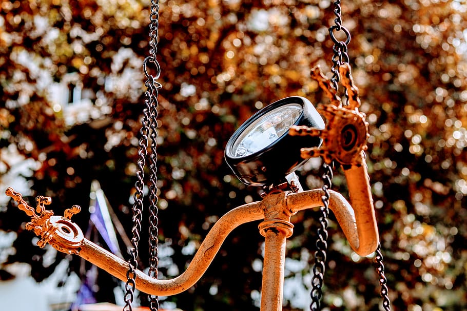 rust, india, mumbai, scale, chain, sphere, gauge, triangle HD wallpaper