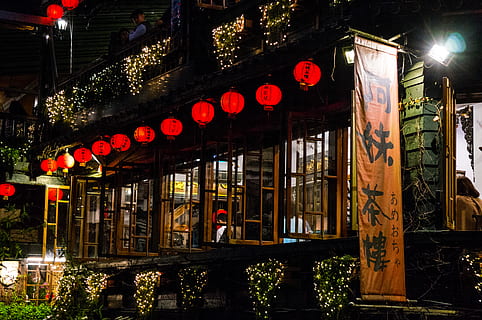 person, human, lamp, lantern, lighting, restaurant, cafeteria HD wallpaper