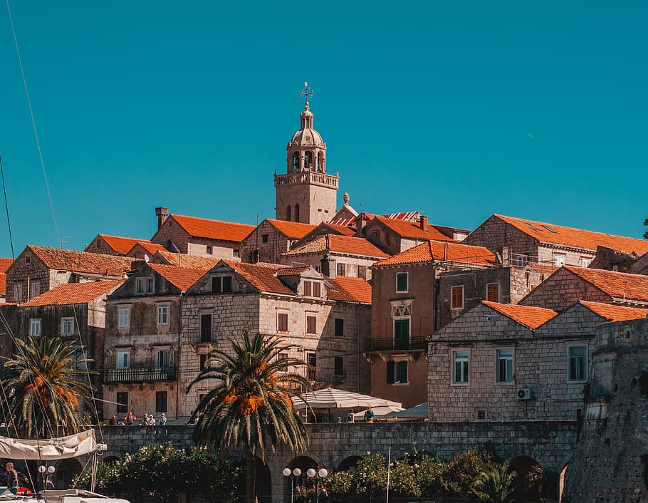 croatia, korčula, building exterior, architecture, built structure HD wallpaper