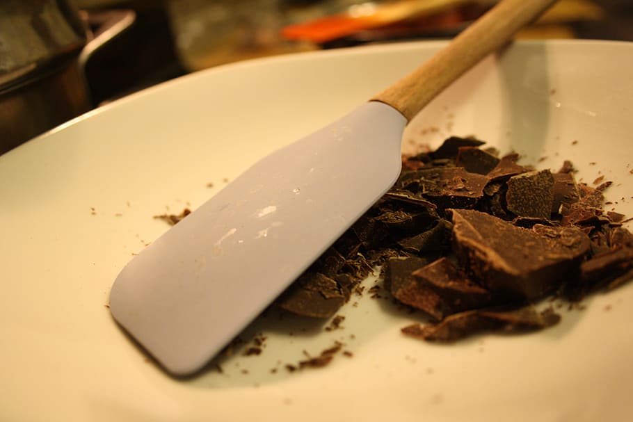Chocolate pleasure, food, food and drink, kitchen utensil, close-up HD wallpaper