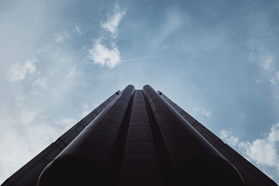 sky, cloud - sky, low angle view, architecture, built structure HD wallpaper
