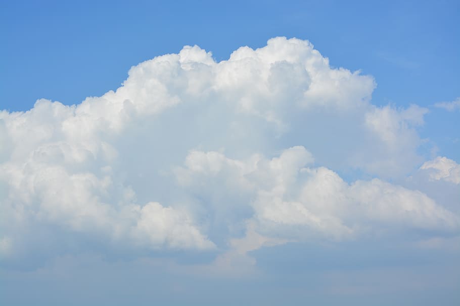 clouds, white clouds, sky, weather, meteorology, cumulus, atmosphere HD wallpaper