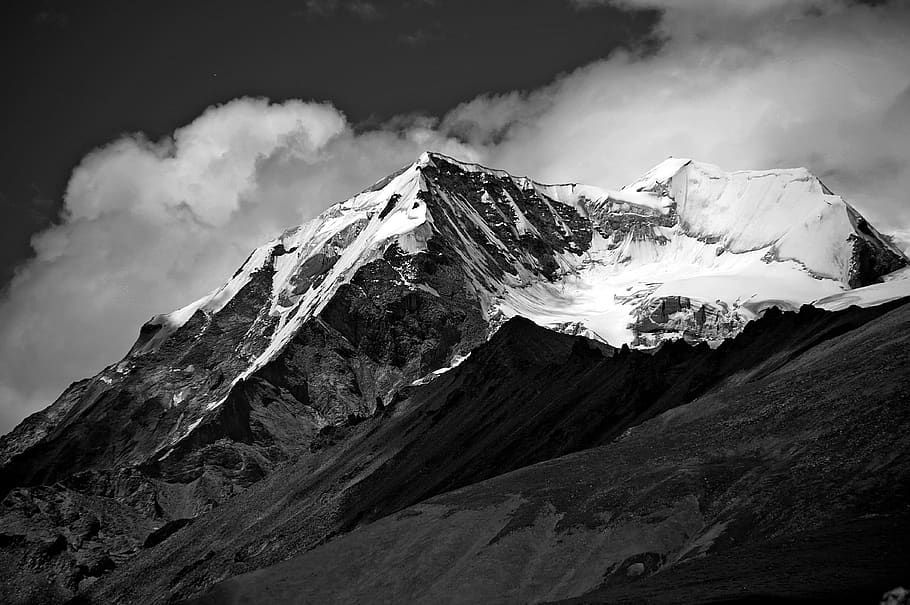 tibet, china, mountain, mountain range, sky, snow, scenics - nature HD wallpaper