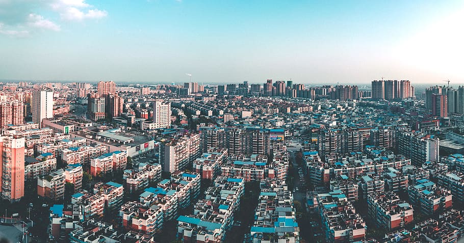 cityscape view during daytime, urban, building, town, landscape HD wallpaper