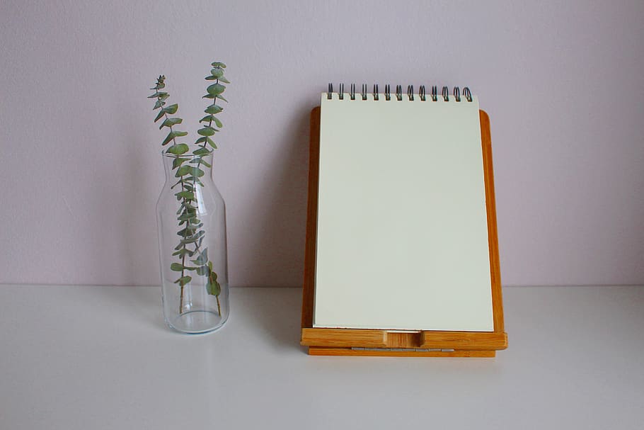 notepad, write, paper, message, blog, writing pad, table, decoration HD wallpaper